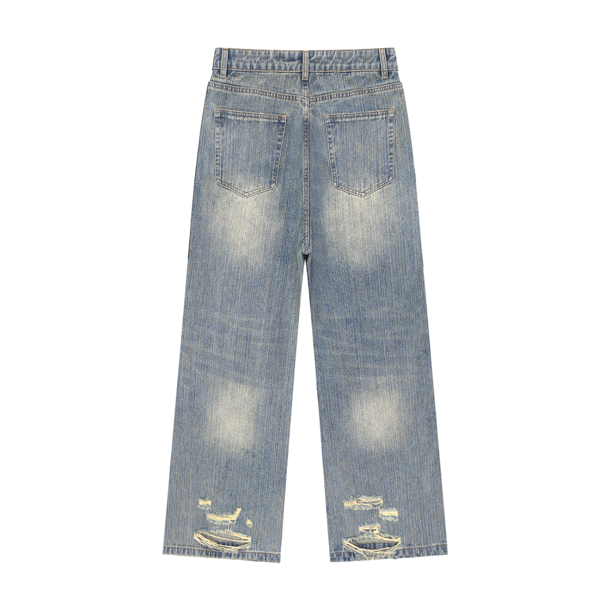 ARTISANAL WASHED WIDE-LEG DENIM