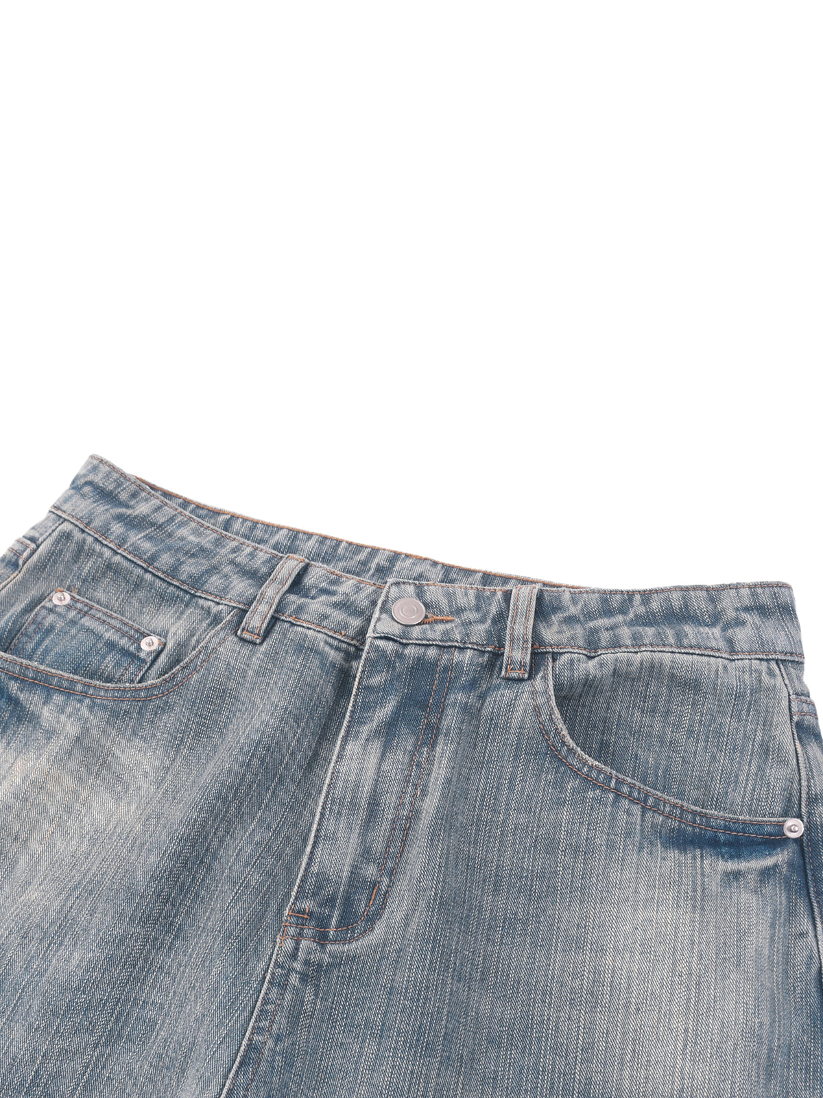 ARTISANAL WASHED WIDE-LEG DENIM